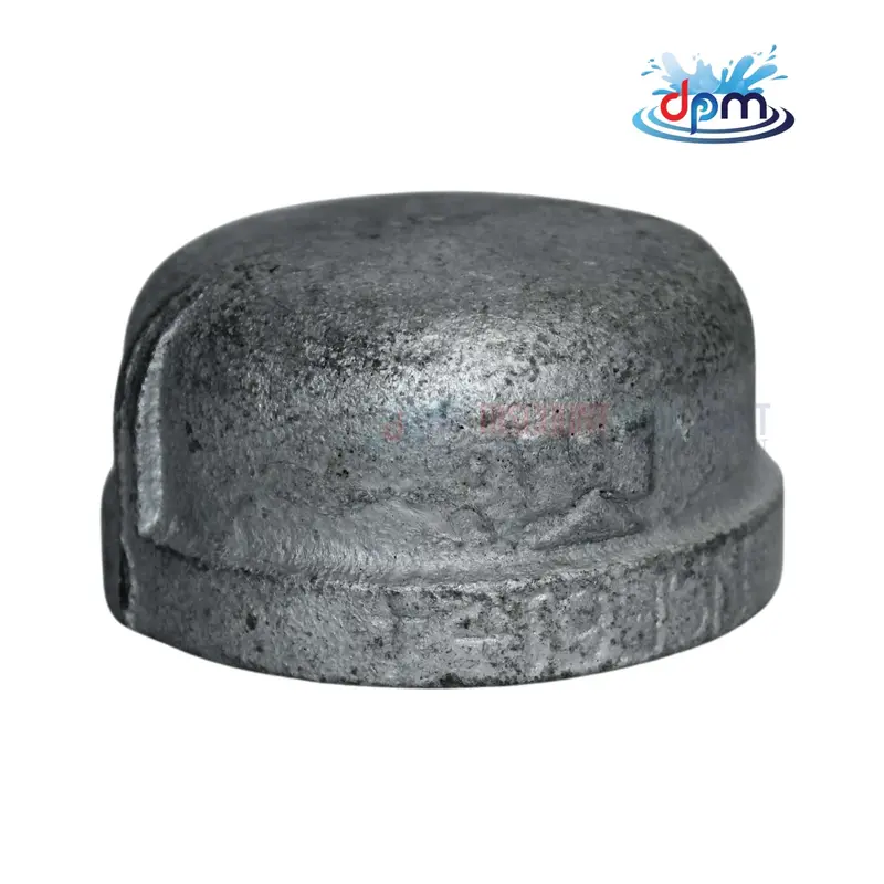 1.5" Galvanized Iron Threaded Pipe Cap 1