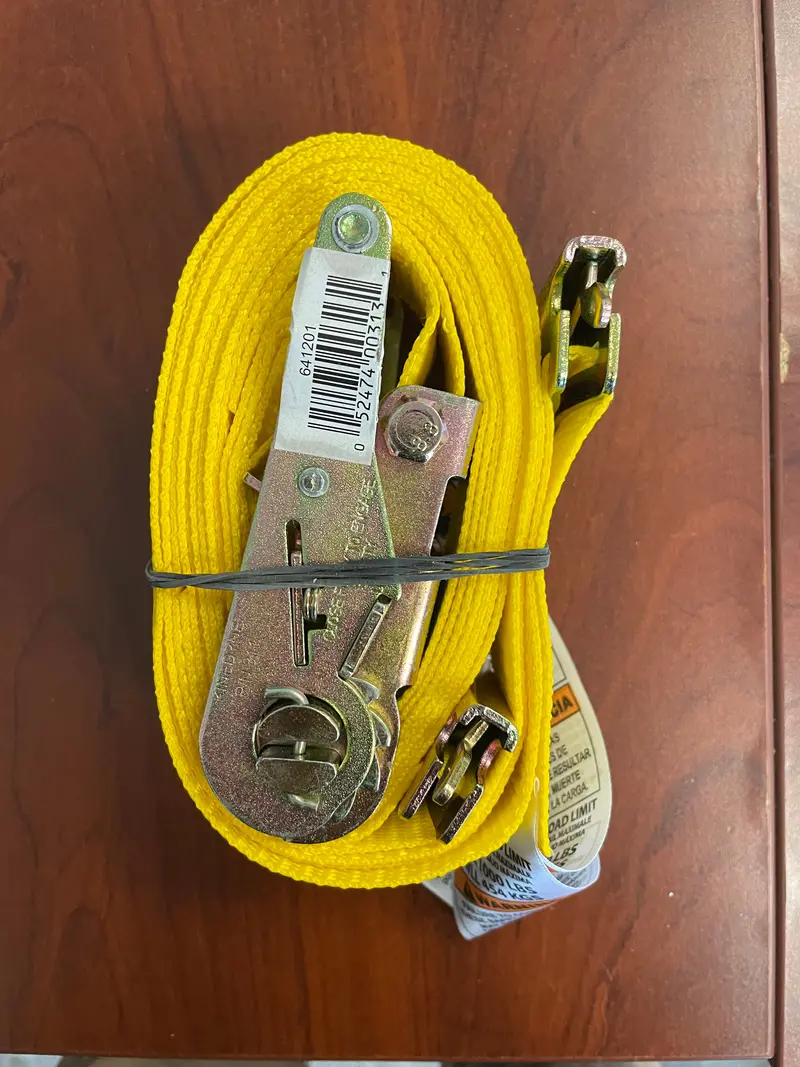 12-Foot E-Track Compatible Ratchet Strap – 1,000-Pound Load Capacity 1