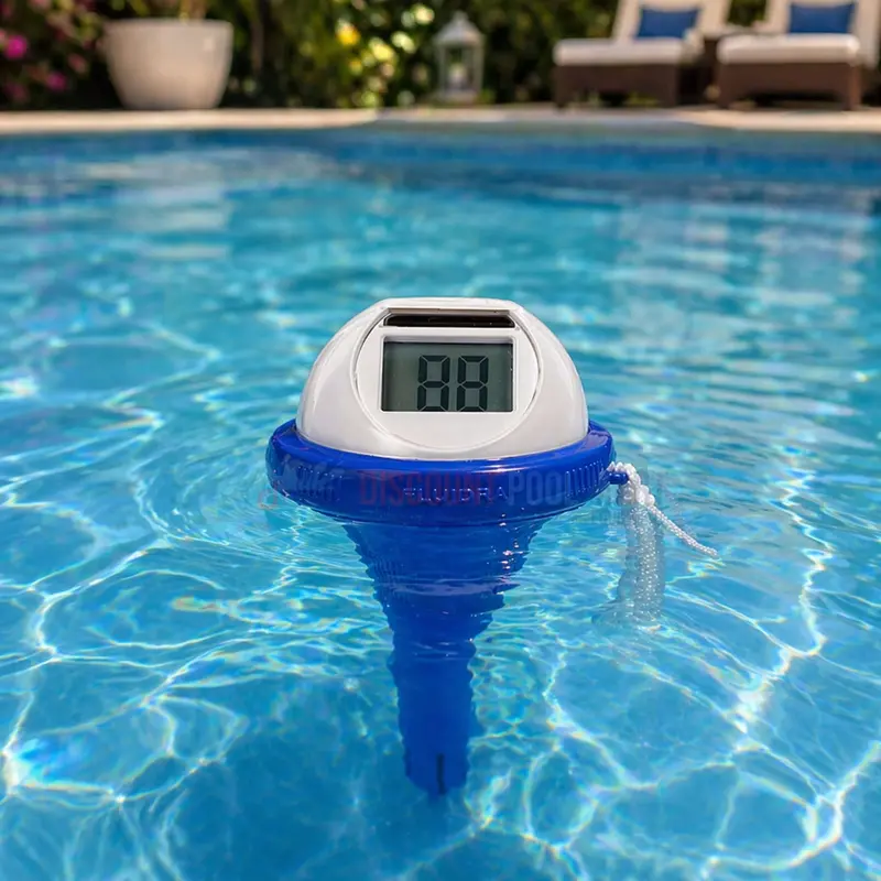 14000 Game Solar-Powered Digital Pool And Spa Thermometer 1