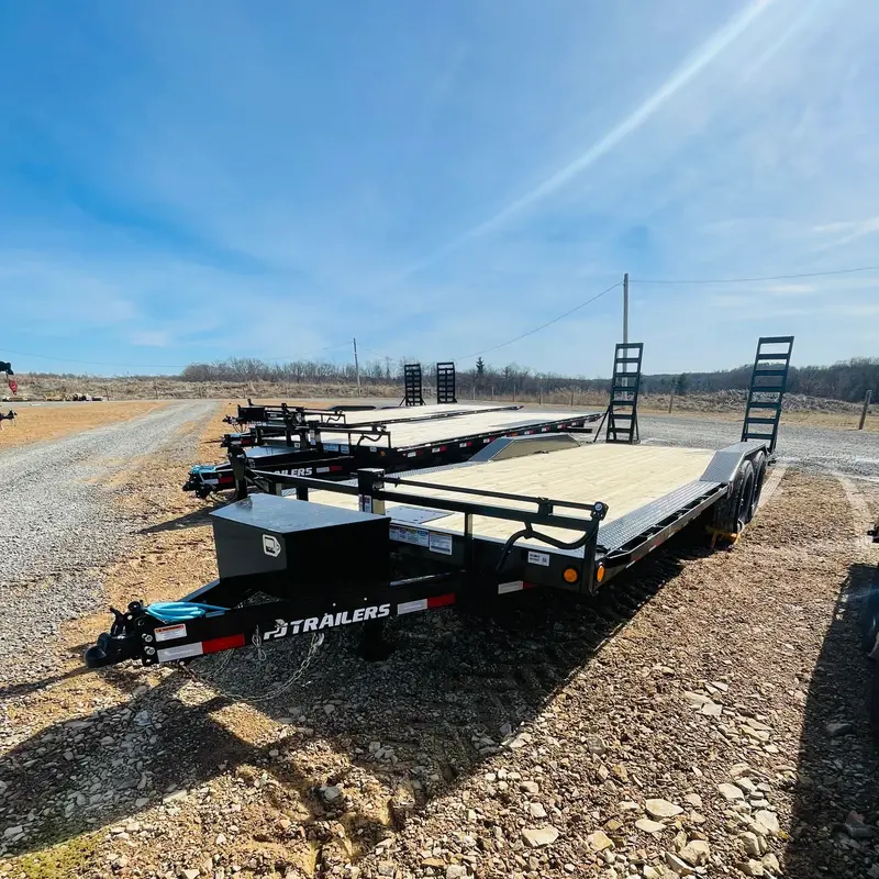 2024 Pj B6 8.5" X 22" Trailer With Standard Ramps And 10-Ply Tires 1