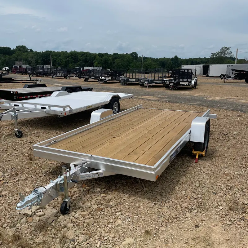 2025 Aluma 78" X 14' Tilt-Deck Trailer – Dual-Lift System & Reinforced Deck (7814Esw-Tilt-14Sl) 1