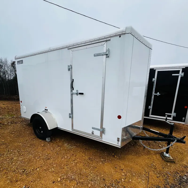 2025 Car Mate 6X12 V-Sport Auto Hauler With Barn Doors And 6-Inch Height Extension 1