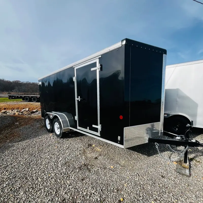 2025 Car Mate 7' X 16' V-Sport Hauler – Barn Doors, 7,000 Lb Gvwr 1