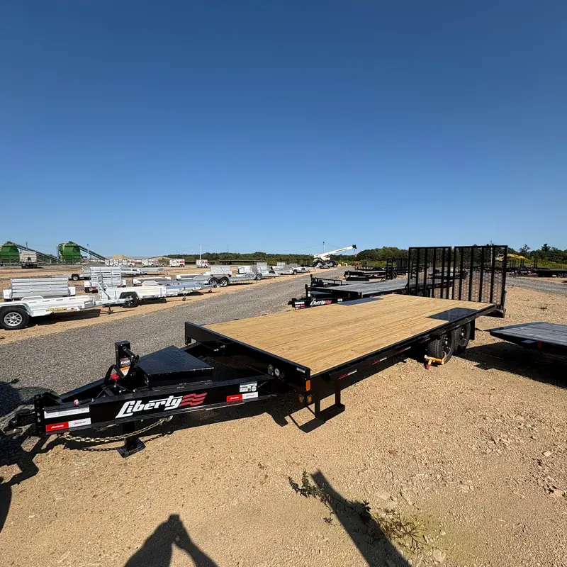 2025 Liberty 8.5X23 Deckover Flatbed Trailer – 15,400 Lb Gvwr With Heavy-Duty Ramps 1