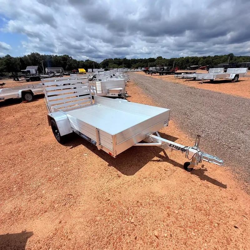 2026 Aluma 63" X 10' Utility Trailer – 12" Sides & Ez-Lift Tongue (6310Esa-S-Tg) 1