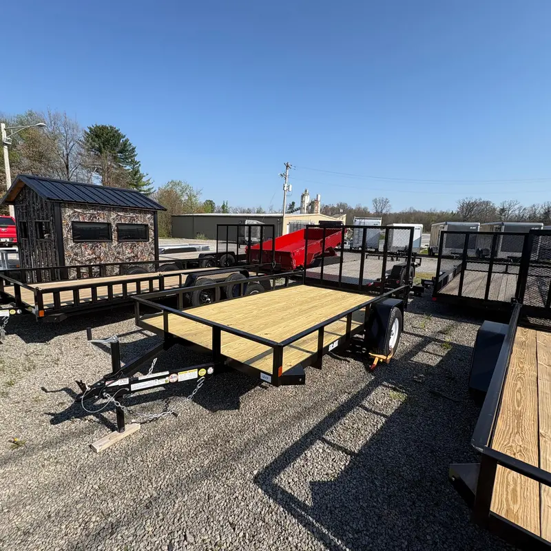 2026 Car Mate 6X12 Angle-Iron Trailer – 80" Wide, 7,000-Lb Gvwr Steel-Built Hauler 1