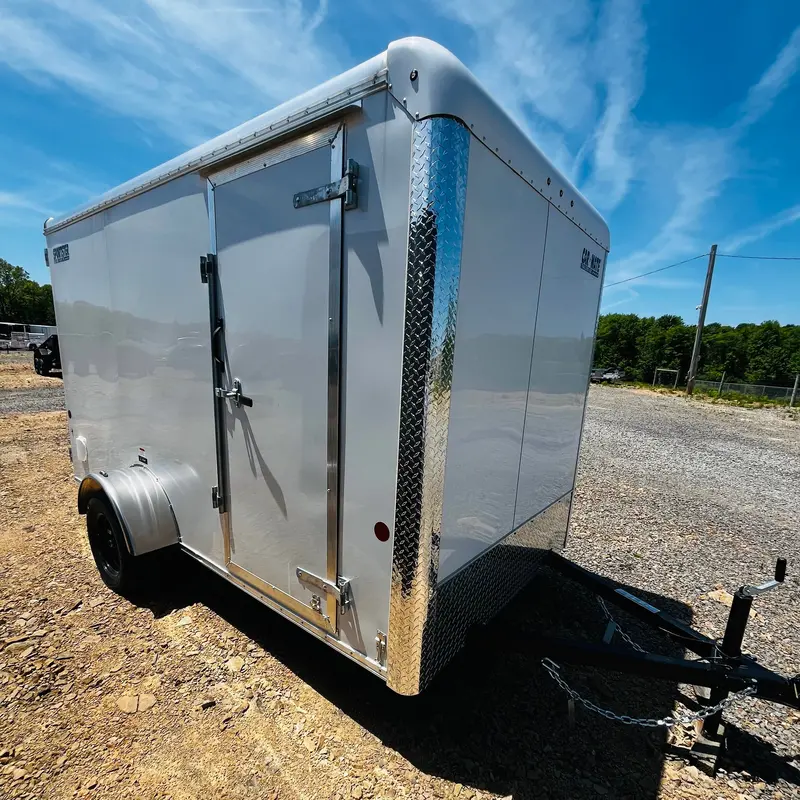 2026 Car Mate 6X12 Sportster Cargo Trailer With Barn Doors & 6" Height Boost 1