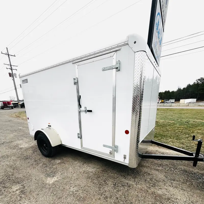 2026 Car Mate 6X12 Sportster Cargo Trailer With Loading Ramp 1