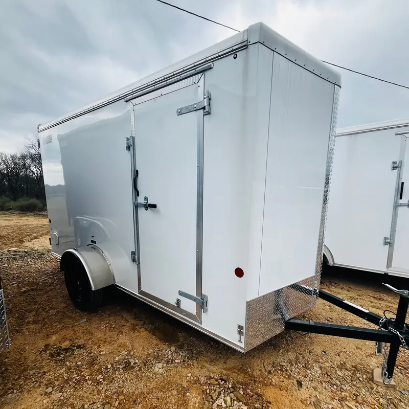 2026 Car Mate 6X12 V-Sport Trailer With 6-Inch Sides And Barn Doors 1