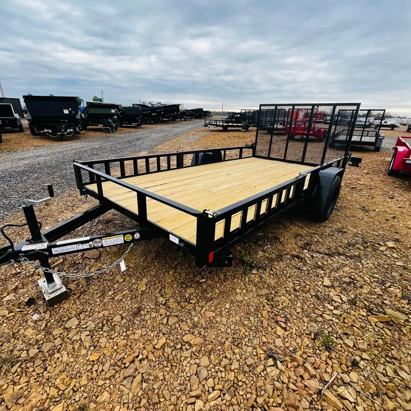 2026 Car Mate 6X14 Angle-Iron Trailer – Durable Steel Frame, Standard Width 1