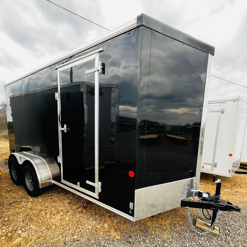 2026 Car Mate 7X14 Liberty Sport Cargo Trailer – 7-Foot Interior Height With Ramp Door 1