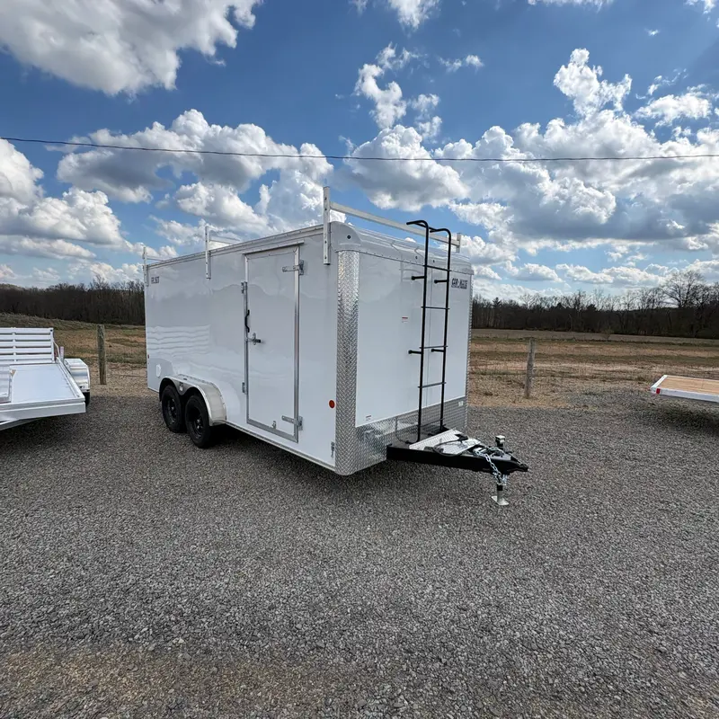 2026 Car Mate 7X16 Heavy-Duty Contractor Enclosed Trailer 1