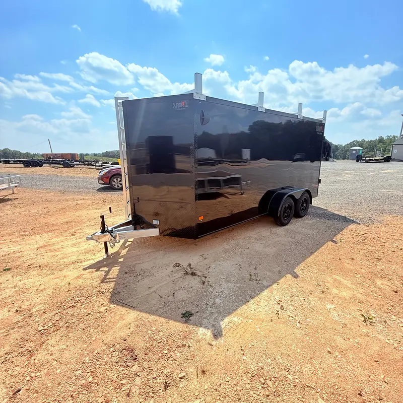 2026 Durabull 7X16 Aluminum Contractor Trailer – Walk-On 3/4" Roof 1