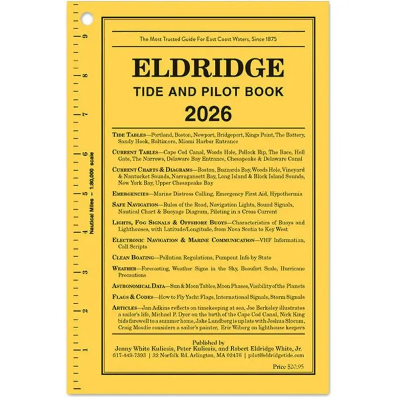 2026 Eldridge Tide Tables And Nautical Pilot Guide 1