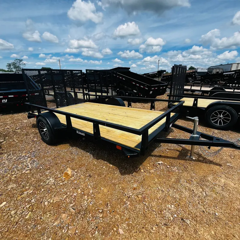 2026 Htc 7X12 Utility Trailer – Expanded Capacity Flatbed 1