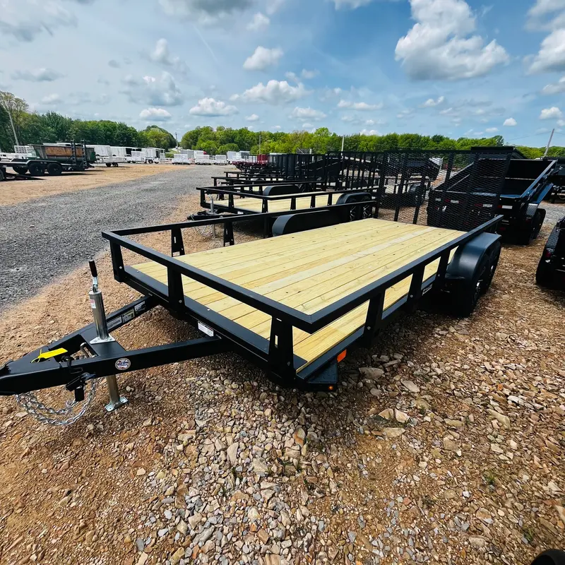2026 Htc 7X16 Tandem-Axle Utility Trailer – Extended Length 1