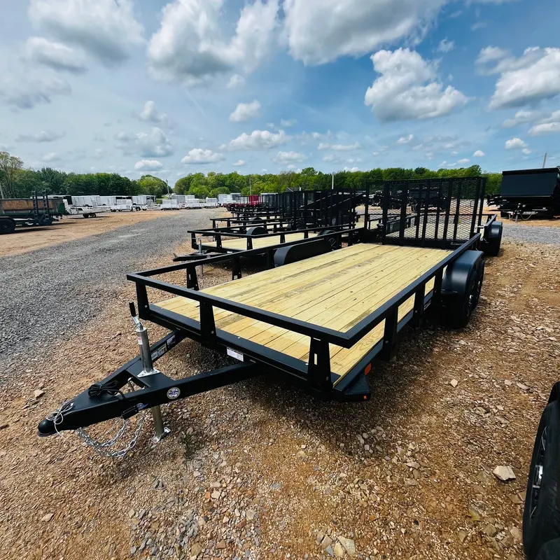 2026 Htc 7X16 Tandem-Axle Utility Trailer – High-Capacity Design 1