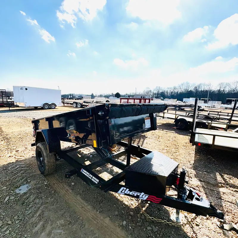 2026 Liberty 5X10 Aluminum Dump Trailer – 5,000# Gvwr With Tarp & Ramps 1