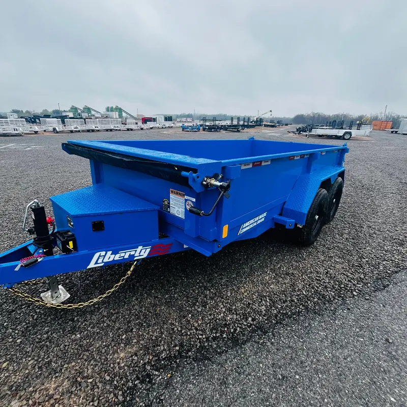 2026 Liberty 6X12 Dump Trailer – 10,000-Lb Gvwr With Integrated Tarp & Loading Ramps 1