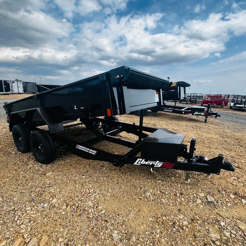2026 Liberty 6X12 Hydraulic Dump Trailer With Tarp Kit, Loading Ramps, And 7,000-Lb Gvwr 1