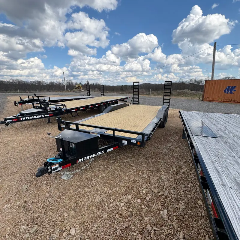 2026 Pj B5 8X20 Buggy Transport Trailer With Stand-Up Loading Ramps 1