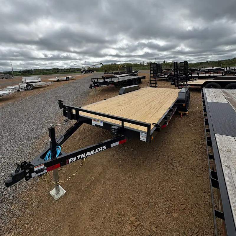 2026 Pj Ce 7' X 20' Equipment Hauler – Dove & Stand-Up Ramps, 9,990 Lb Gvwr 1