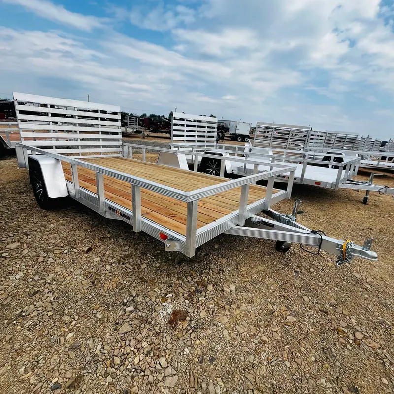 2026 Sport Haven 7X14 Aluminum-Wheel Auto Transport Trailer 1