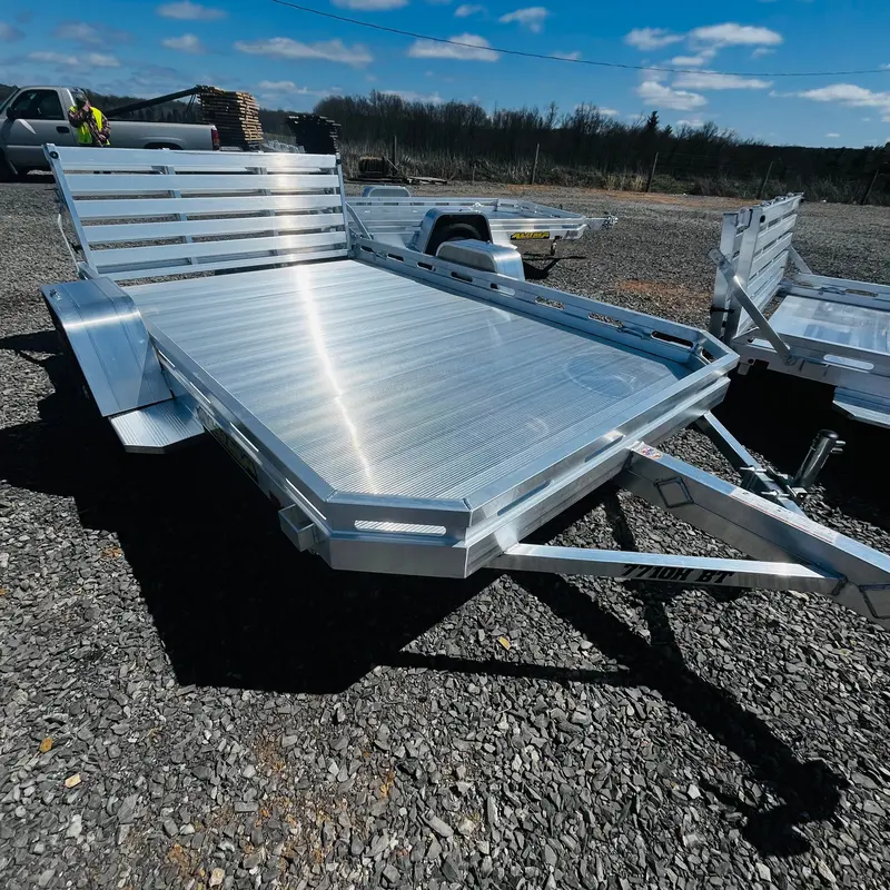2027 Aluma 77" X 10' Aluminum Utility Trailer – Compact Design (7710H-S-Bt) 1