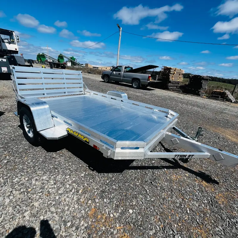 2027 Aluma 77" X 10' Lightweight Utility Trailer (7710H-S-Bt) 1