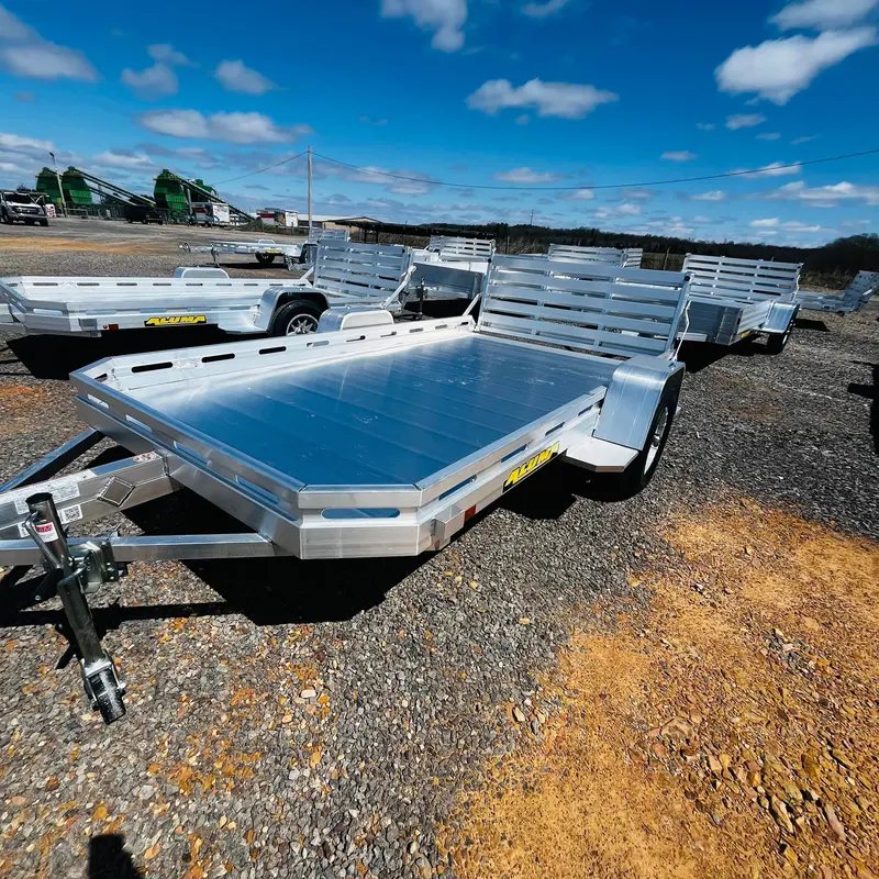 2027 Aluma 77" X 12' Aluminum Utility Trailer – High-Capacity (7712H-S-Bt) 1