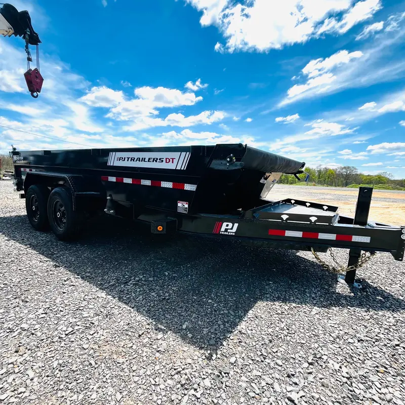 2027 Pj Dump Trailer Dt Series – 7X16 Heavy-Duty Model With 15,400-Lb Gvwr 1