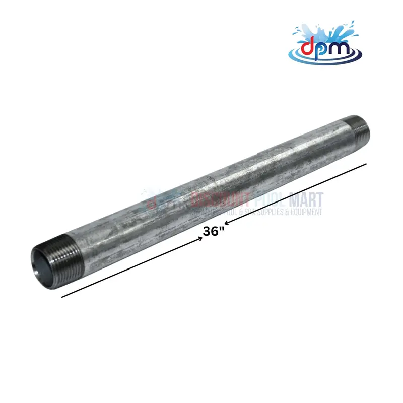 3/4-Inch Galvanized Steel Pipe Nipple – 36-Inch Length 1