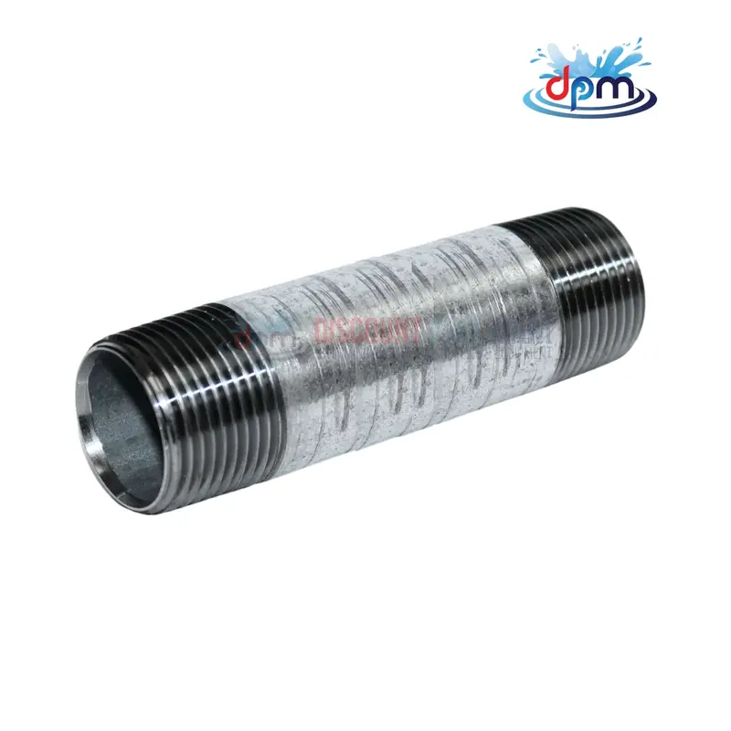 3/4" X 5" Galvanized Steel Pipe Nipple 1