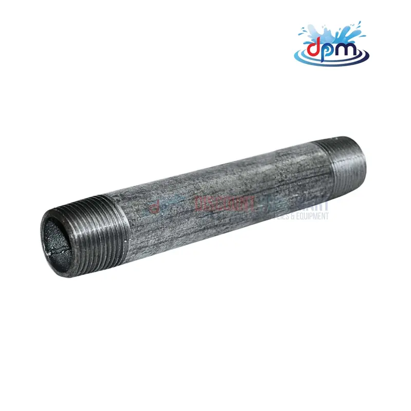 3/4" X 8" Galvanized Steel Pipe Nipple 1