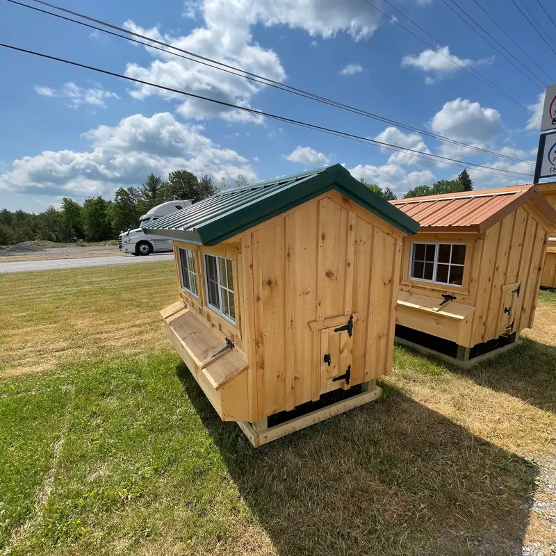 4 Ft X 6 Ft Portable Chicken Coop With Removable Roof 1