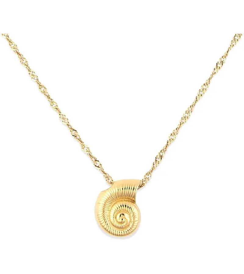 5-Piece Seashell Pendant Necklace Set By Pura Vida 1