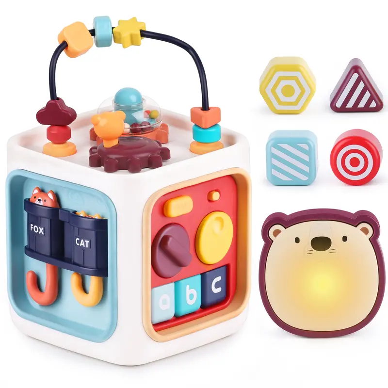6-In-1 Musical Activity Cube For Infant Development 1