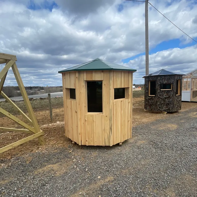 6' X 6' Camouflage-Octagon Hunting Shelter 1