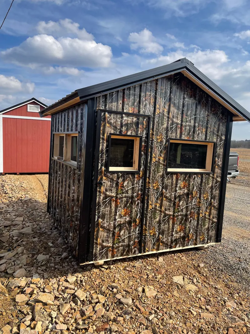 8' X 8' Square Camouflage Hunting Shelter 1