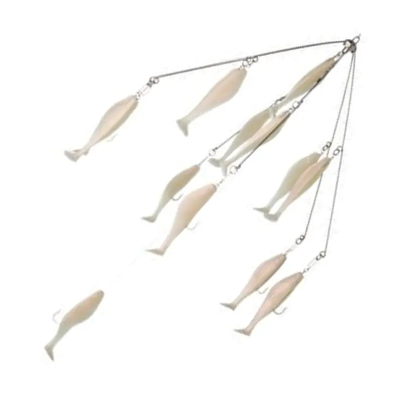 9Er'S Lures 6-Arm Shad Umbrella Rig – 6 Inch 1