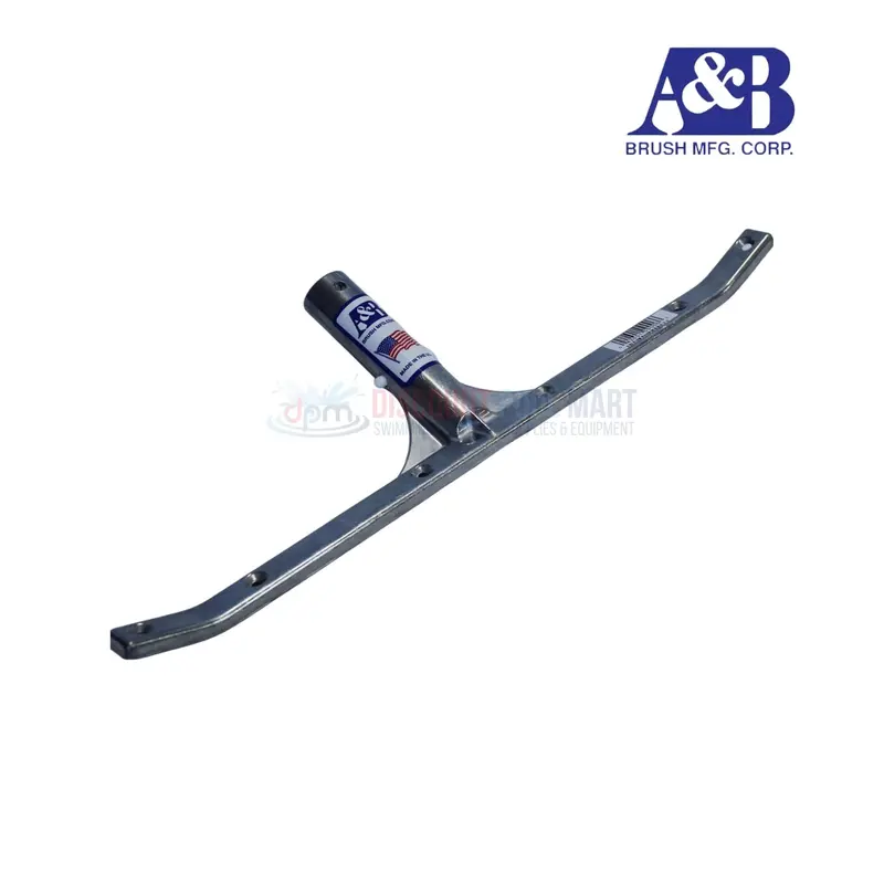 A&B 18" Curved Pool Brush Handle – Back-Only Design (Model 9006) 1