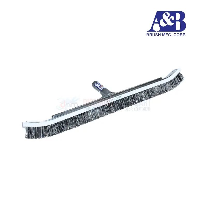 A&B 24-Inch Combo Pool Wall Brush – Stainless Steel And Nylon Bristles 1