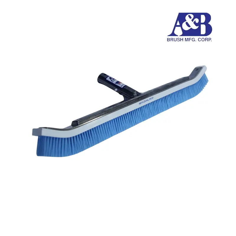 A&B 24-Inch Commercial-Grade Wide Nylon Pool Brush – Blue 1