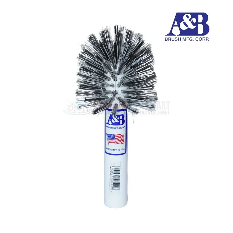 A&B Corner Cleaning Brush – Stainless Steel And Nylon Bristles 1