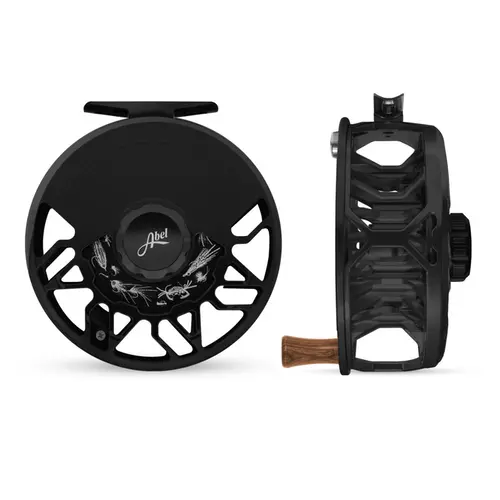 Abel Rove 7/9 Fly Reel – Matte Black With Walnut Accent 1