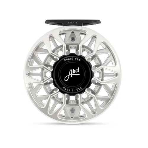 Abel Sds Ported 7/8 Fly Reel – Satin Platinum And Matte Black 1