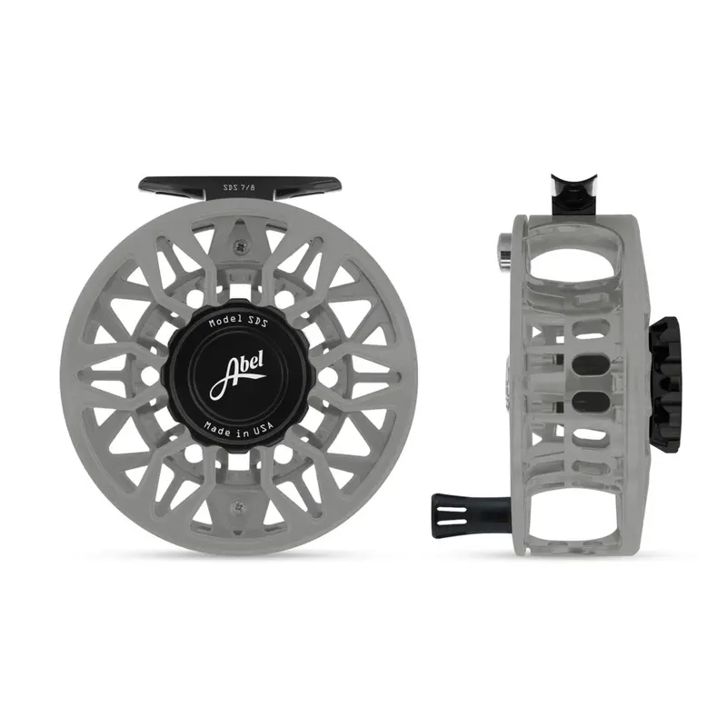 Abel Sds Ported 7/8 Fly Reel – Satin Platinum Black Finish 1