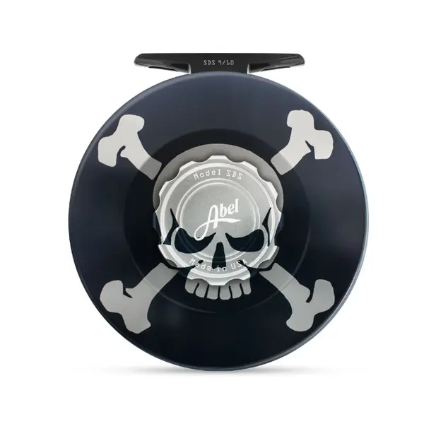Abel Sds Solid Skull & Crossbones Fly Reel 1