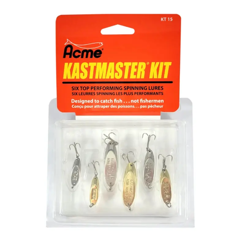 Acme Kastmaster Lure Kit – Assorted Sizes And Colors For Versatile Fishing 1