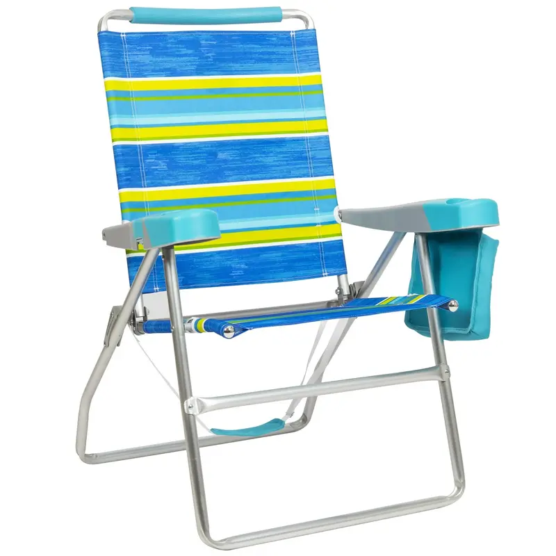 Adjustable 4-Position Folding Beach Chair 1